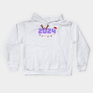 2024 Happy New Year Kids Hoodie